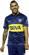 Carlos Tevez football render