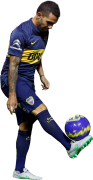 Carlos Tevez football render