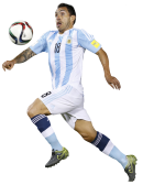 Carlos Tevez football render