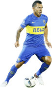 Carlos Tevez football render