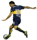 Carlos Tevez football render