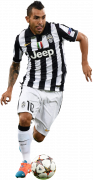 Carlos Tevez football render