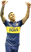 Carlos Tevez football render