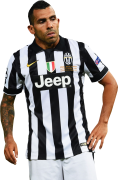 Carlos Tevez football render