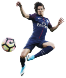 Edinson Cavani football render