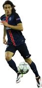 Edinson Cavani football render