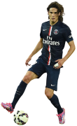 Edinson Cavani football render