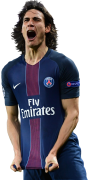 Edinson Cavani football render