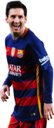 Lionel Messi football render