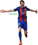 Sergi Roberto football render