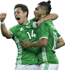 Javier “Chicharito” Hernandez & Jesus Corona football render