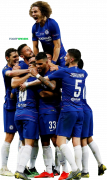 Andreas Christensen, Olivier Giroud, Eden Hazard, Emerson, Cesar Azpilicueta, David Luiz, Jorginho & Pedro Rodriguez football render