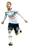 Christian Eriksen football render