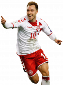 Christian Eriksen football render