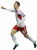 Christian Eriksen football render