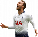 Christian Eriksen football render