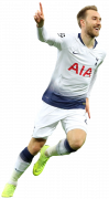 Christian Eriksen football render