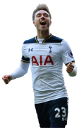 Christian Eriksen football render