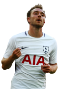 Christian Eriksen football render