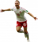 Christian Eriksen football render