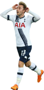 Christian Eriksen football render