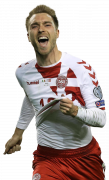 Christian Eriksen football render