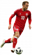 Christian Eriksen football render