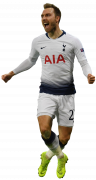 Christian Eriksen football render