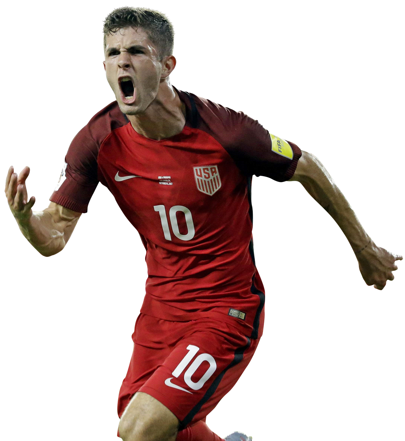 Christian Pulisic football render - 41864 - FootyRenders