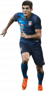 Christian Pulisic football render