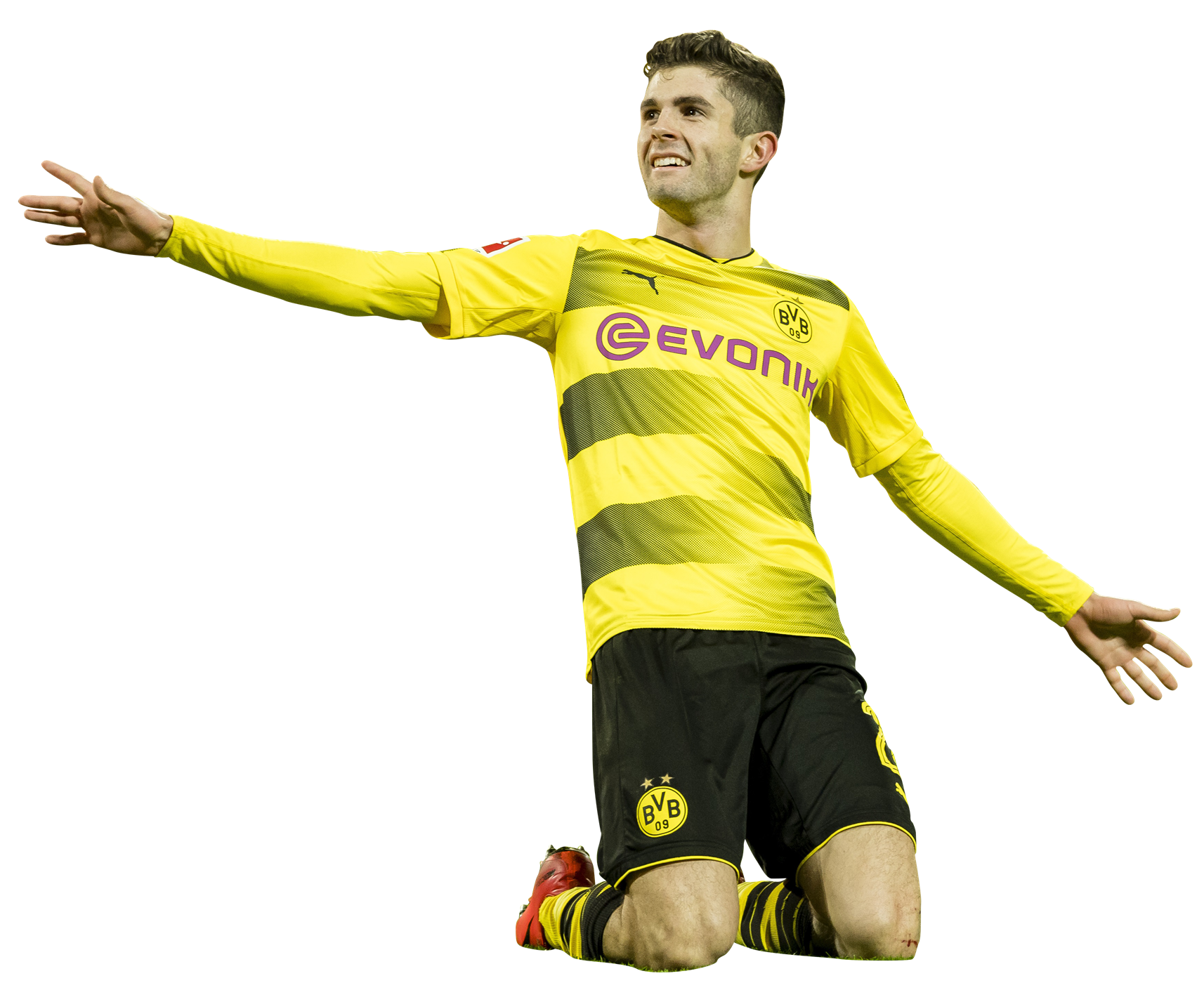 Christian Pulisic football render - 45456 - FootyRenders