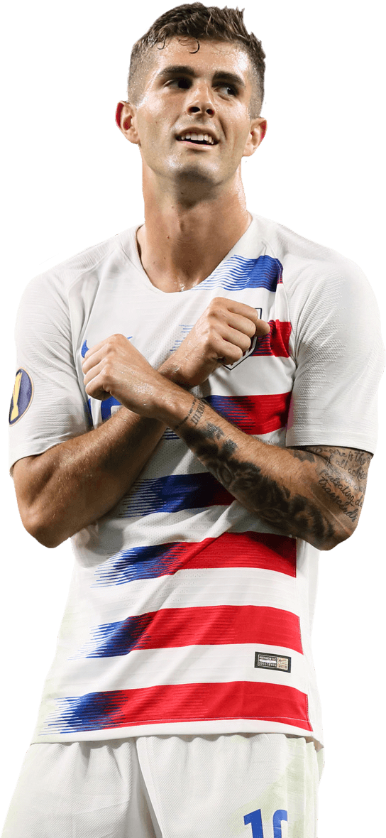 Christian Pulisic football render - 54708 - FootyRenders