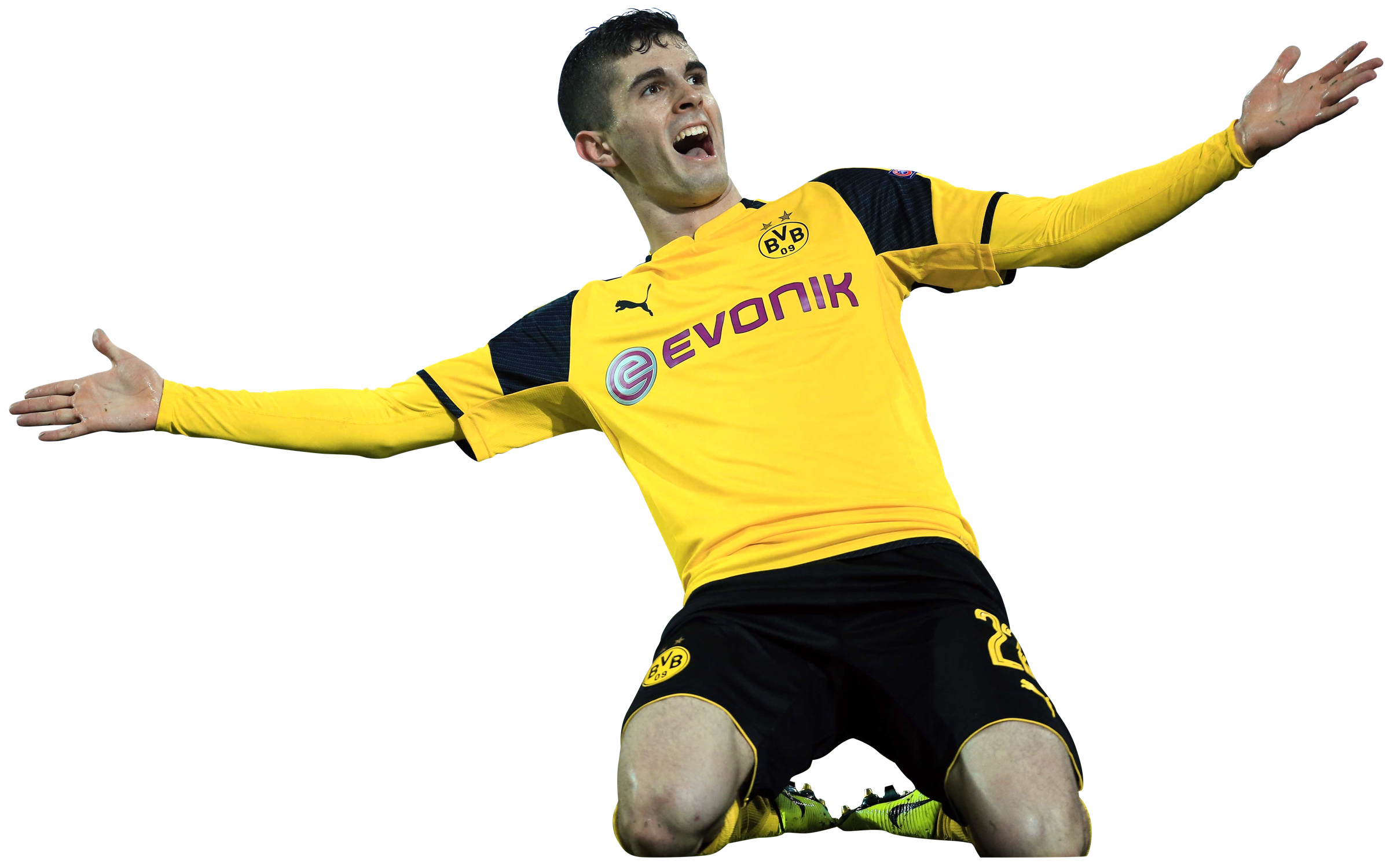 Christian Pulisic football render - 51639 - FootyRenders