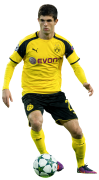 Christian Pulisic football render