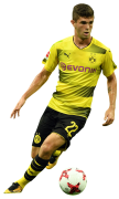 Christian Pulisic football render