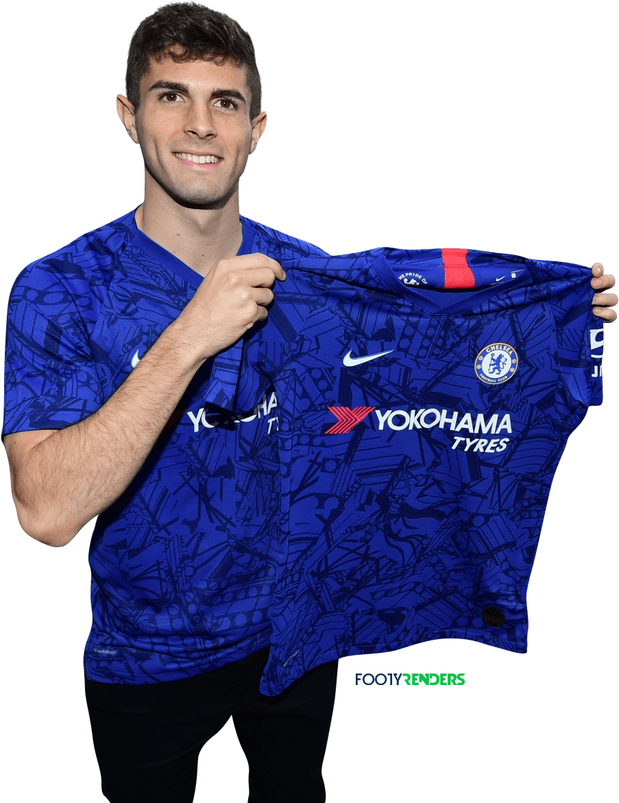 Christian Pulisic football render - 53455 - FootyRenders