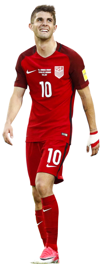 Christian Pulisic football render - 37603 - FootyRenders