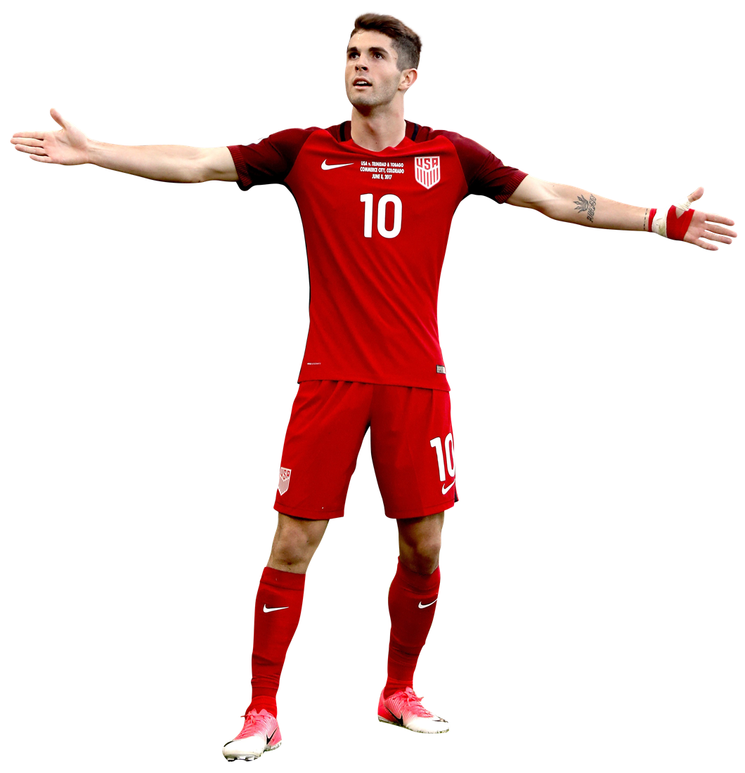 Christian Pulisic football render - 37606 - FootyRenders