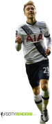 Christian Eriksen football render