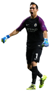 Claudio Bravo football render