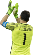 Claudio Bravo football render
