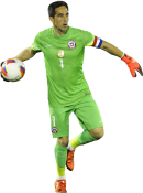 Claudio Bravo football render