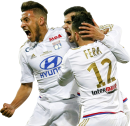 Corentin Tolisso, Rachid Ghezzal & Jordan Ferri football render