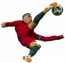 Cristiano Ronaldo football render