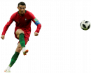 Cristiano Ronaldo football render