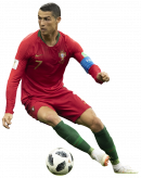 Cristiano Ronaldo football render