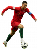 Cristiano Ronaldo football render