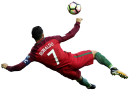 Cristiano Ronaldo football render