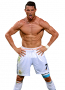 Cristiano Ronaldo football render