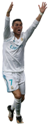 Cristiano Ronaldo football render